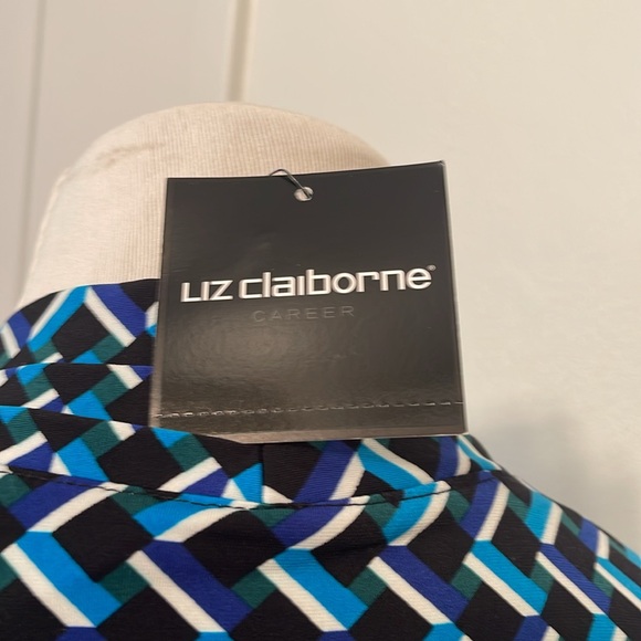 Liz Claiborne geometric pattern dress- New With Tags! - Picture 4 of 4